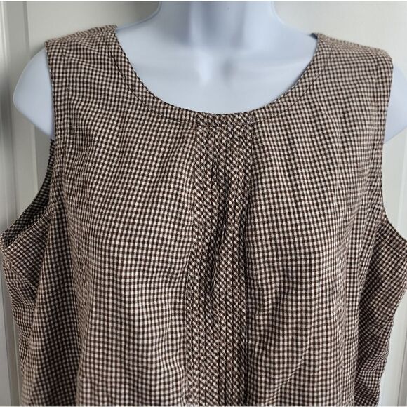 APRIL CORNELL Sleeveless Gingham Top - Picture 4 of 9
